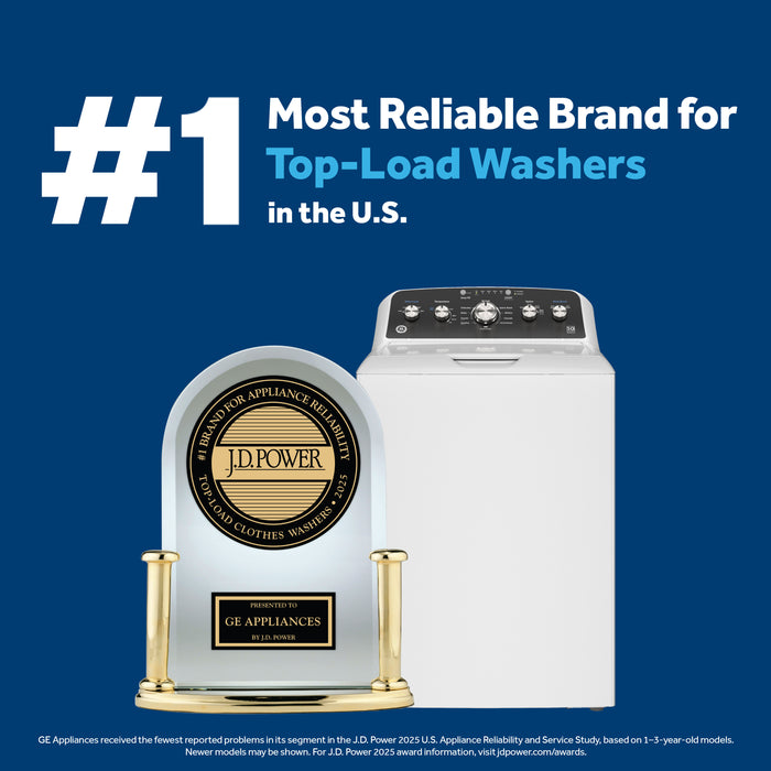 Profile 6.2 Cu. Ft. Top-Load Washer and 7.4 Cu. Ft. Electric Dryer - Diamond Grey 