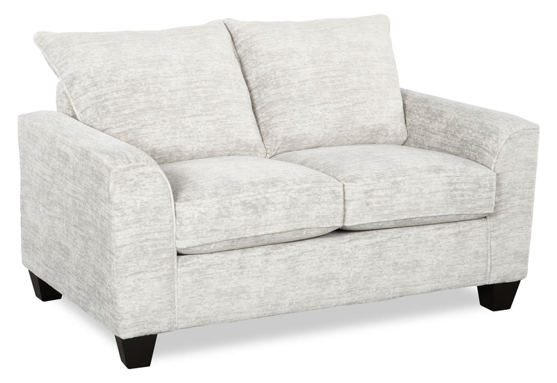 Made in Canada Customizable Sofa Lab Arc  63\" Fabric Loveseat – Plush Oyster