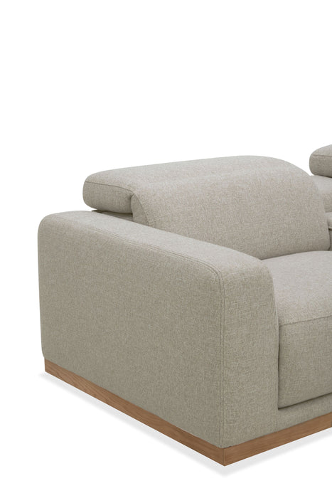 Balance 6-Piece Power Reclining Sectional with Power Headrests - Ginger