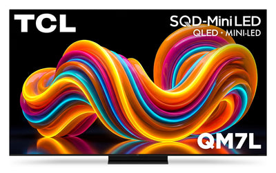 TCL 55" QM7L SQD Mini-LED 4K UHD HDR Smart TV with Google TV (55QM7L) - 2026 Model | Téléviseur intelligent SQD Mini DEL TCL QM7L UHD HDR 4K de 55 po avec Google TV (55QM7L) - modèle 2026