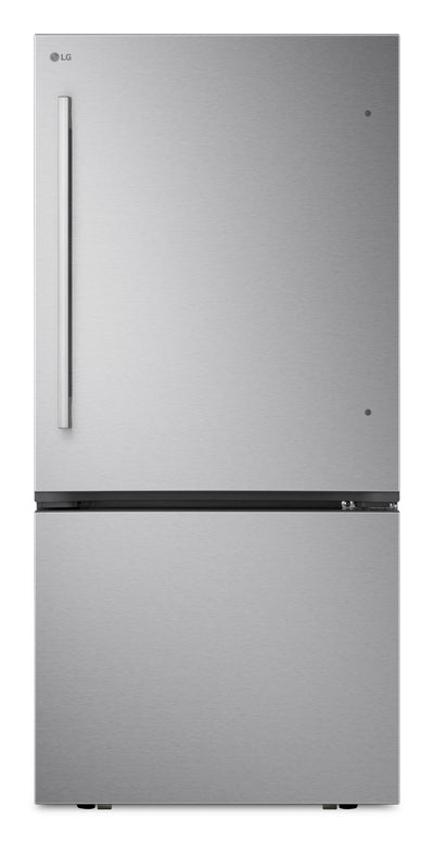 LG 33" 26 Cu. Ft. Standard-Depth Bottom Freezer Refrigerator - LB26H2200S  | Réfrigérateur LG de 26 pi3 et de 33 po de profondeur standard à congélateur inférieur - LB26H2200S