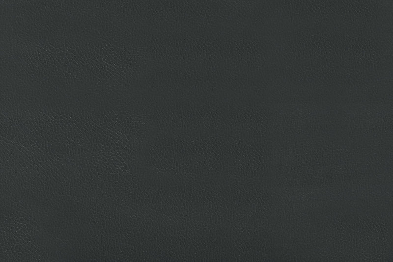 Leo 87.5\" Leather-Look Fabric Reclining Sofa - Grey