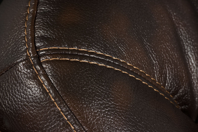 Leo 7-Piece Faux Leather Power Reclining Sectional with Storage Consoles and Cupholders - Walnut Brown