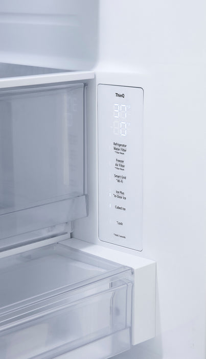 LG 36\" 31 Cu. Ft. Standard-Depth MAX® French 3-Door Refrigerator - LF31WSH63S