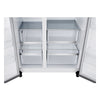 LG 36" 23 Cu. Ft. Counter-Depth Side by Side Refrigerator - Prime Silver - LS23NCP20V | Réfrigérateur LG de 23 pi3 et 36 po de profondeur comptoir à compartiments juxtaposés - argenté Prime - LS23NCP20V