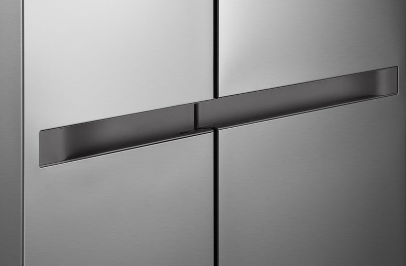 LG 36\" 23 Cu. Ft. Counter-Depth Side by Side Refrigerator - Prime Silver - LS23NCP20V