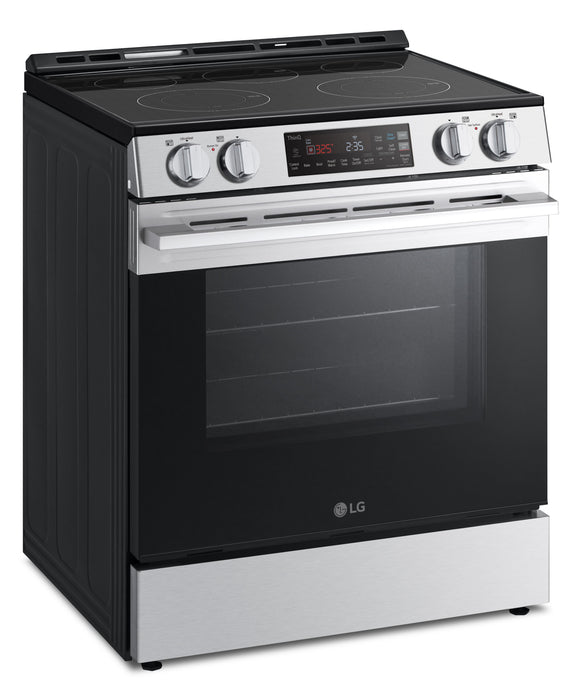 LG 30\" 6.3 Cu. Ft. Electric Range with Self Clean - \tPrintproof Stainless Steel - LSEL6331XE