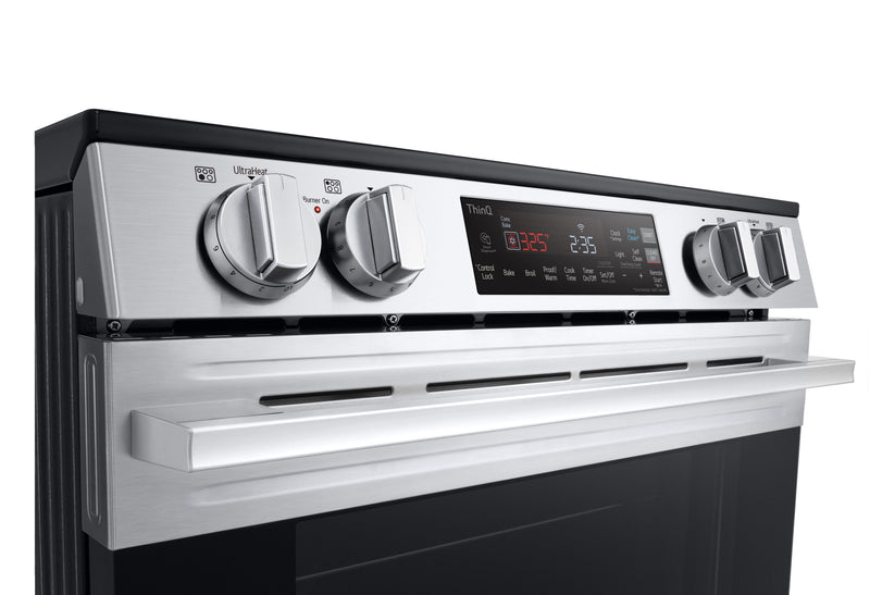 LG 30\" 6.3 Cu. Ft. Electric Range with Self Clean - \tPrintproof Stainless Steel - LSEL6331XE