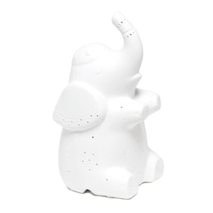 Simple Designs Porcelain Elephant Table Lamp