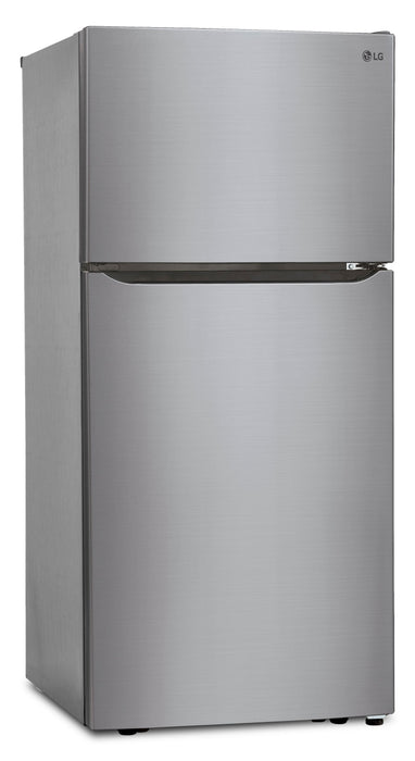 LG 30\" 20 Cu. Ft. Top-Mount Refrigerator – Platinum Silver - LTCS20020V 