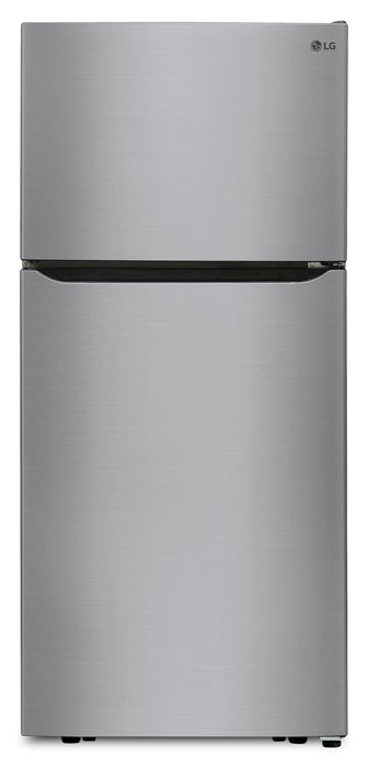LG 30\" 20 Cu. Ft. Top-Mount Refrigerator – Platinum Silver - LTCS20020V 