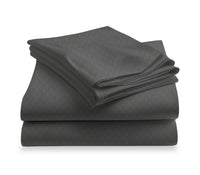 LUSOME Temperature Regulating 4-piece Cotton King Sheet Set – Smoked Pearl  
