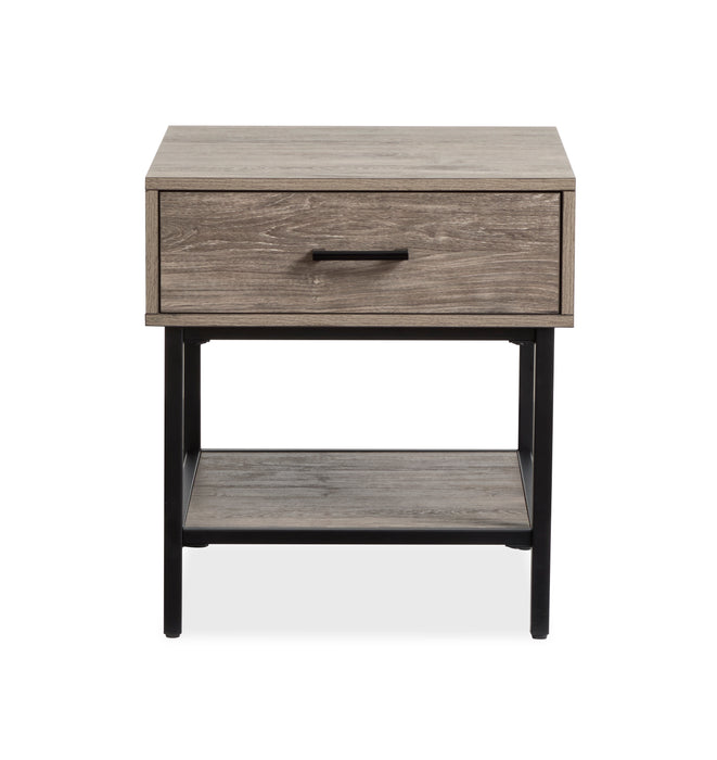 Matthew 22\" End Table with Storage - Multicolour