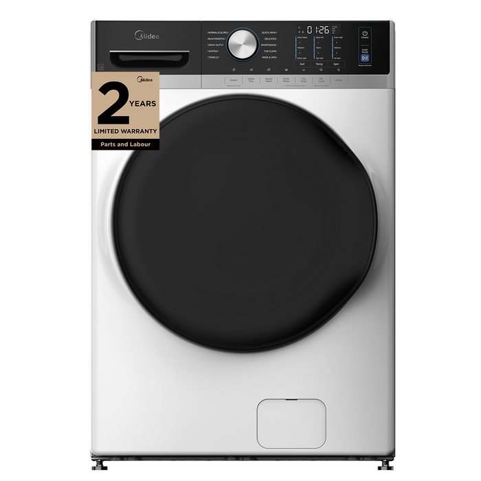 Midea 8.0 Cu. Ft. Tumble Dryer with Steam Care – White - MLHE52S7AWW