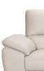 Mystic 85.4” Contemporary Genuine Leather Sofa - Frost | Sofa contemporain Mystic de 85,4 po en cuir véritable - givre