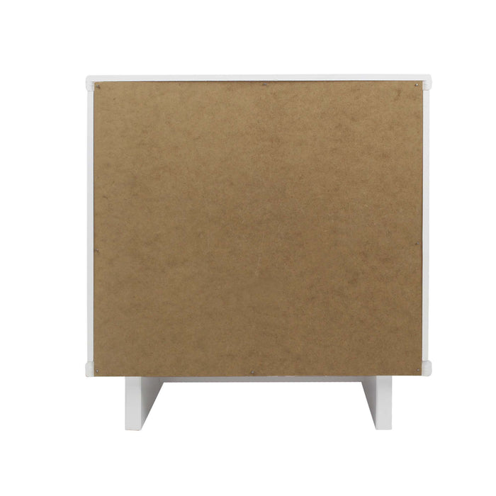 Manhattan Comfort Granville Modern Nightstand with 2 Full Extension Drawers - Sage Green