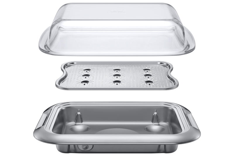 Samsung Steam Cook Plus Tray - Stainless Steel - NV-AS7000CS/AA