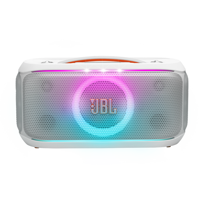 JBL PartyBox On-The-Go 2 Plus 100W JBL Pro Sound Wireless Party Speaker (JBLPBOTG2PLWAM) - White