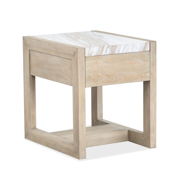 Penley 20\" End Table with Storage - Gallery Buff