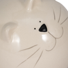 5” Ceramic Cat Orb Decoration – White | Chat sphérique décoratif de 5 po en céramique - blanc
