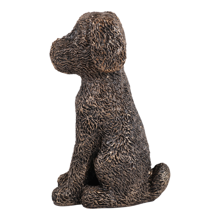 9.5” Sitting Dog Decoration – Bronze