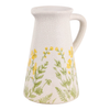 10” Ceramic Flower Field Pitcher – Multi-Colour
