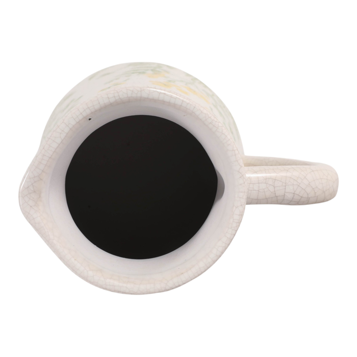 10” Ceramic Flower Field Pitcher – Multi-Colour