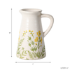 10” Ceramic Flower Field Pitcher – Multi-Colour | Pichet Flower Field de 10 po en céramique - multicolore