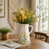 10” Ceramic Flower Field Pitcher – Multi-Colour | Pichet Flower Field de 10 po en céramique - multicolore