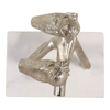 7.75” Birds on a Branch with Marble Base – Gold | Oiseaux sur une branche de 7,75 po avec base en marbre - dorés