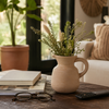 5.75” Terracotta Bud Vase Pitcher – Natural  | Pichet vase à fleurs de 5,75 po en terre cuite - naturel