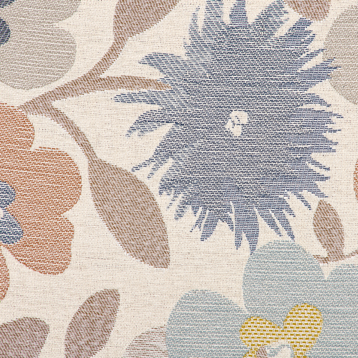 Made in Canada Customizable Sofa Lab Round 38\" Fabric Ottoman – Dragonfly Accent Fabric 
