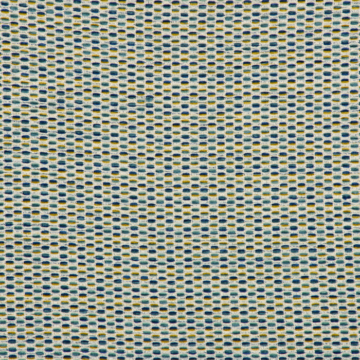 Made in Canada Customizable Sofa Lab Round 38\" Fabric Ottoman – Peacock Accent Fabric 