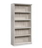 Alcott 35.28” 5-Shelf Bookcase with 3 Adjustable Shelves -White Plank | Bibliothèque Alcott de 35,28 po à 5 tablettes dont 3 tablettes réglables - bois blanc