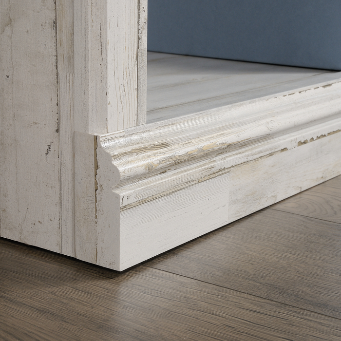 Alcott 35.28” 5-Shelf Bookcase with 3 Adjustable Shelves - White Plank