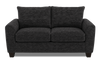 Made in Canada Customizable Sofa Lab Arc 86" Fabric Condo Sofa  – Plush Charcoal | Sofa personnalisable Arc de Sofa Lab de 86 po de format condo fabriqué au Canada en tissu - Plush Charcoal