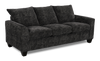 Made in Canada Customizable Sofa Lab Arc 86\" Fabric Sofa  – Plush Charcoal 
