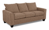 Made in Canada Customizable Sofa Lab Arc 86\" Fabric Sofa  – Chenille Praline