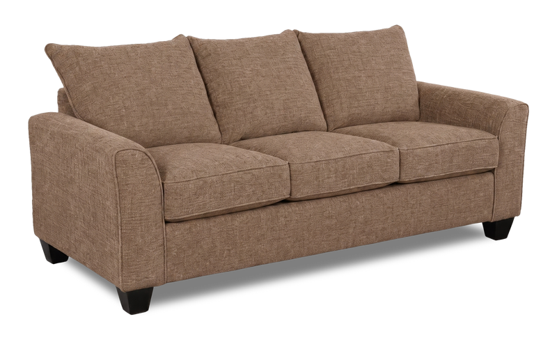 Made in Canada Customizable Sofa Lab Arc 86\" Fabric Sofa  – Chenille Praline