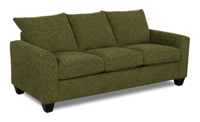 Made in Canada Customizable Sofa Lab Arc 86" Fabric Sofa  – Chenille Moss | Sofa personnalisable Arc de Sofa Lab de 86 po fabriqué au Canada en tissu - Chenille Moss