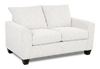 Made in Canada Customizable Sofa Lab Arc  63\" Fabric Loveseat – Teddy Snow