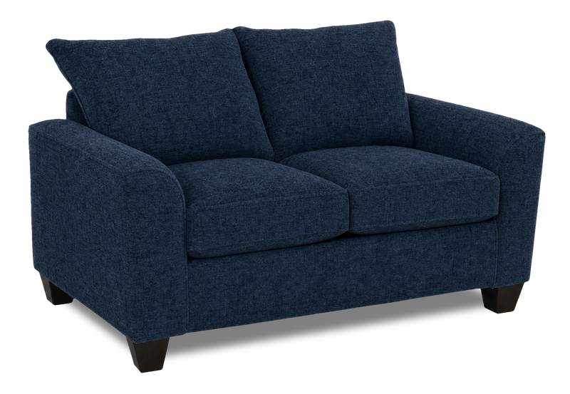 Made in Canada Customizable Sofa Lab Arc  63\" Fabric Loveseat – Chenille Pacific