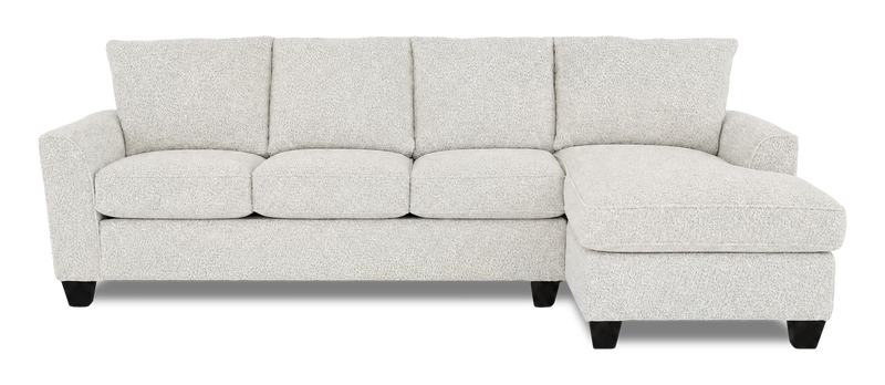 Made in Canada Customizable Sofa Lab Arc Right-Facing Fabric Sofa Chaise  – Teddy Riverrock