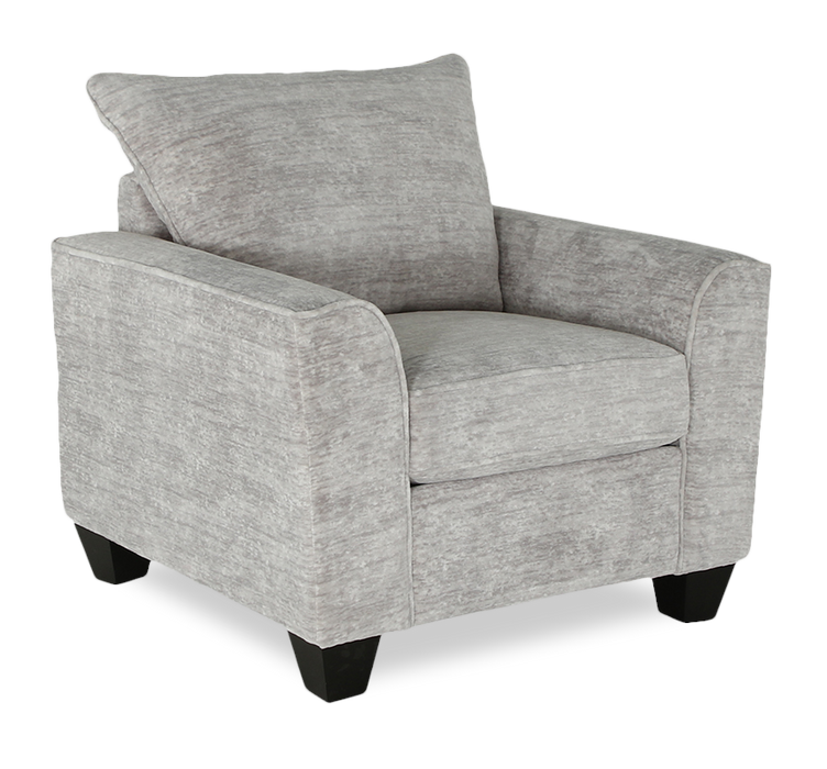 Made in Canada Customizable Sofa Lab Arc 40\" Fabric Chair – Plush Oyster
