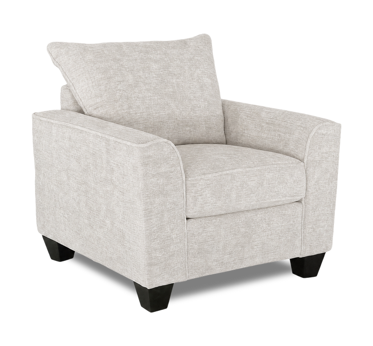 Made in Canada Customizable Sofa Lab Arc 40\" Fabric Chair – Plush Oyster