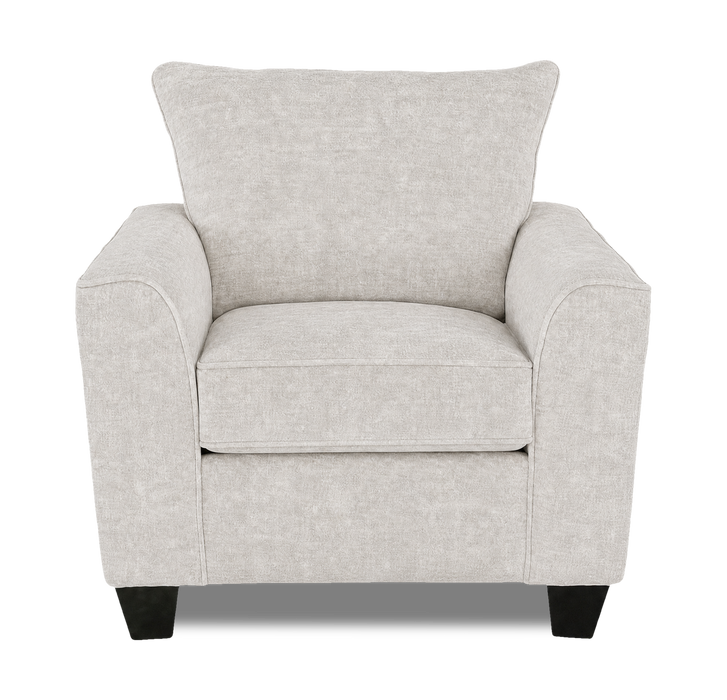 Made in Canada Customizable Sofa Lab Arc 40\" Fabric Chair – Plush Oyster