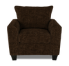Made in Canada Customizable Sofa Lab Arc 40" Fabric Chair – Plush Chocolate | Fauteuil personnalisable Roll de Sofa Lab de 40 po fabriqué au Canada en tissu - Plush Chocolate