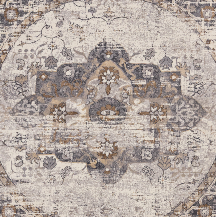 Blanche Multi-Colour Round Area Rug – 7’ x 7’
