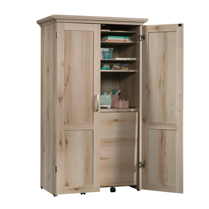Boon 35.12\" Storage Accent Cabinet with Fold Out Work Surface – Pacific Maple