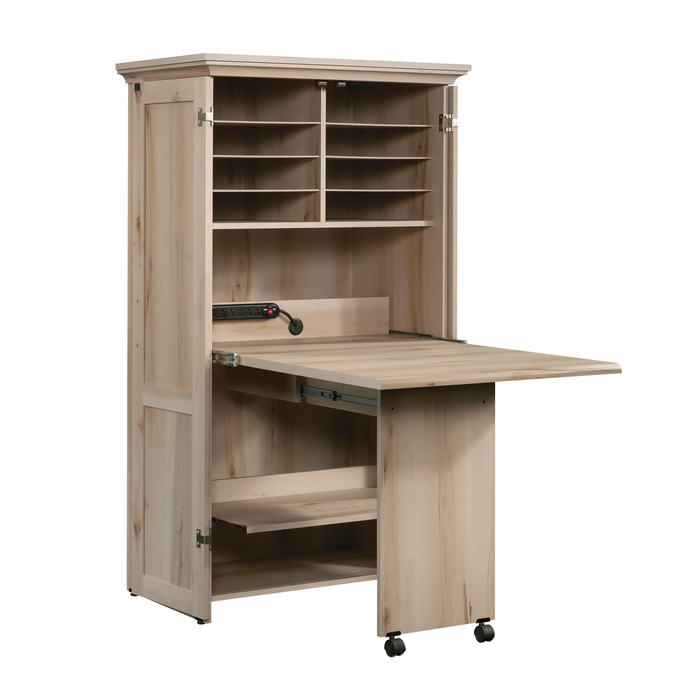 Boon 35.12\" Storage Accent Cabinet with Fold Out Work Surface – Pacific Maple